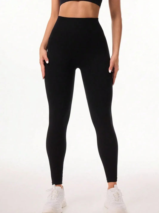 Pocketed High Waist Active Leggings - Premium Leggings from Trendsi - Just $40.35! Shop now at Handbags Specialist Headquarter