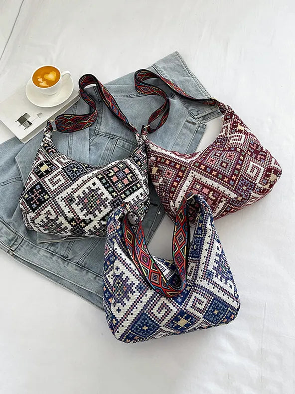 Geometric Adjustable Strap Crossbody Bag - Premium Crossbody Bags from Trendsi - Just $20.97! Shop now at Handbags Specialist Headquarter