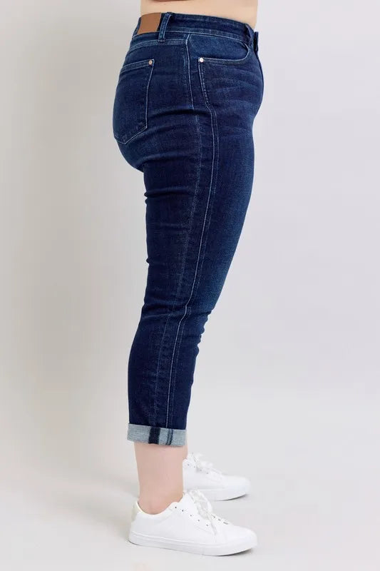 Judy Blue Full Size High Waist Boyfriend Jeans Plus Size - Premium Women / Jeans & Denim from Trendsi - Just $61.99! Shop now at Handbags Specialist Headquarter
