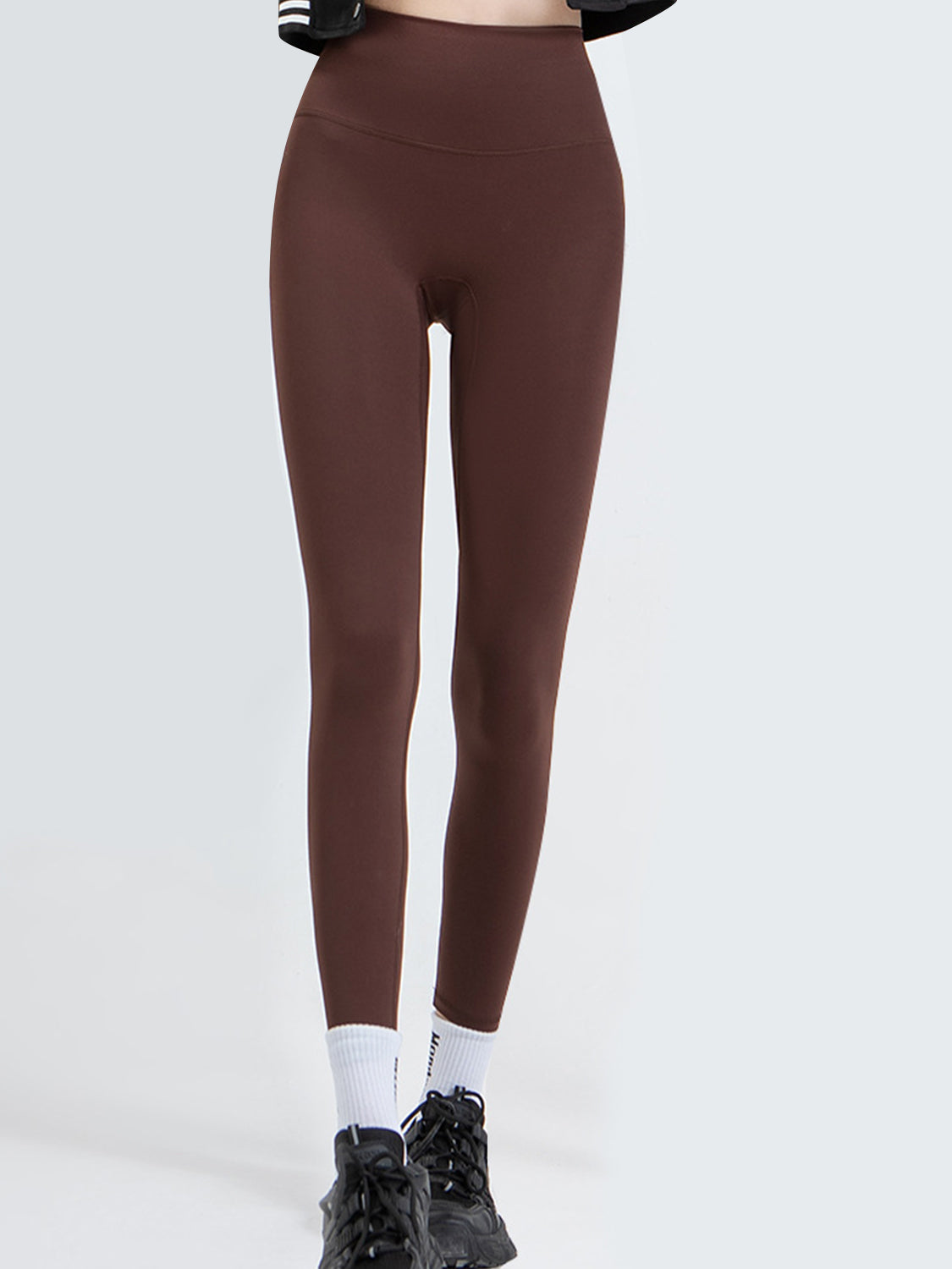 Wide Waistband Sports Leggings - Premium Leggings from Trendsi - Just $52.05! Shop now at Handbags Specialist Headquarter
