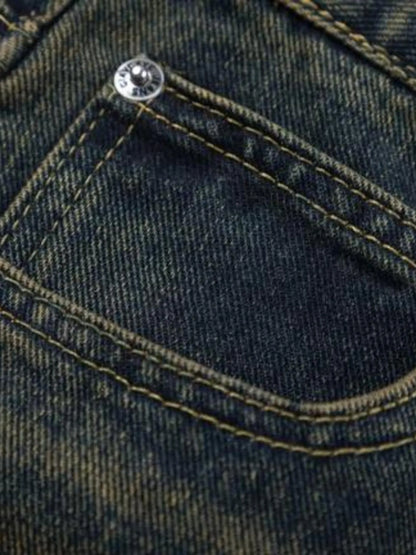 Men's Full Size Vintage Wash Bootcut Denim Jeans Plus Size - Premium Women / Jeans & Denim from Trendsi - Just $73.99! Shop now at Handbags Specialist Headquarter