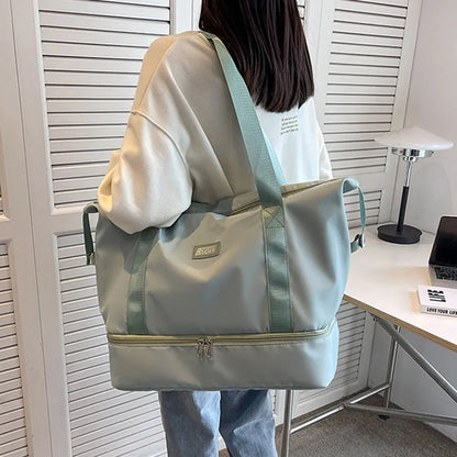 Multi Pocket Nylon Travel Bag - Premium travel-bag from Trendsi - Just $39.99! Shop now at Handbags Specialist Headquarter