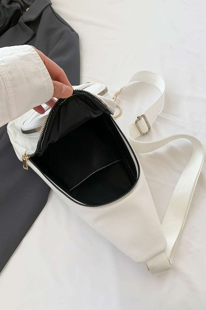 PU Leather Sling Bag - Premium Crossbody Bag from Trendsi - Just $25.99! Shop now at Handbags Specialist Headquarter