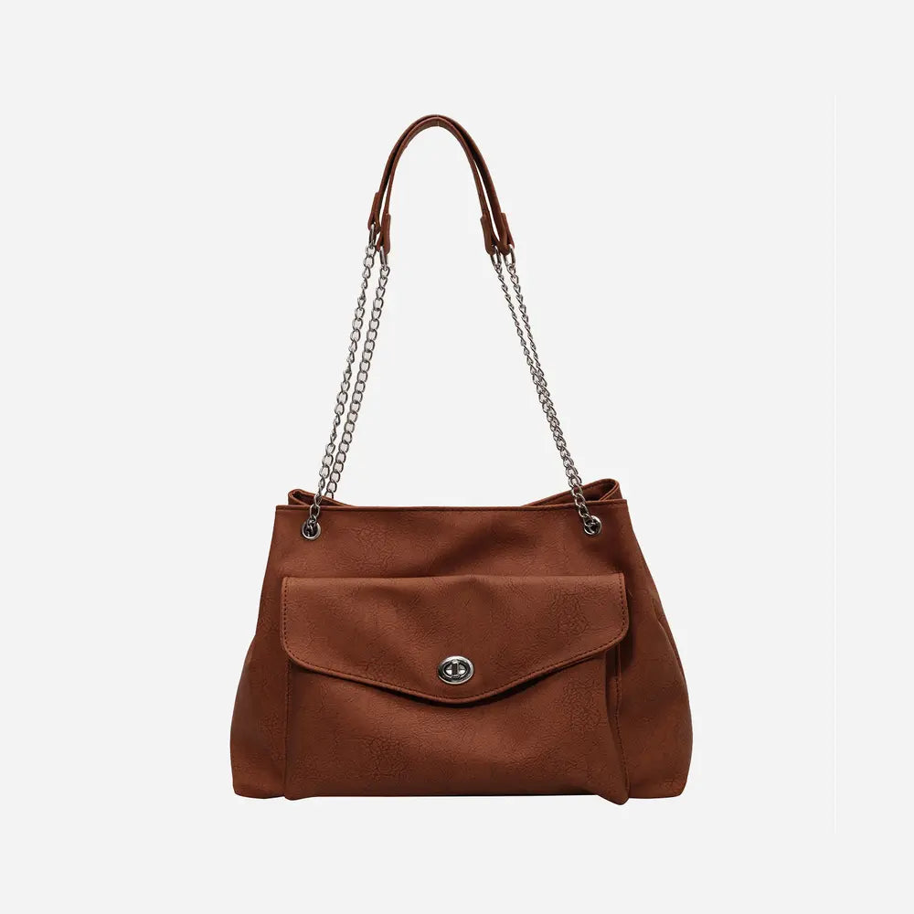 PU Leather Shoulder Bag - Premium handbags from Trendsi - Just $38.99! Shop now at Handbags Specialist Headquarter