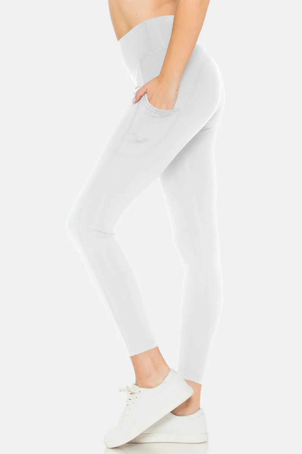 Leggings Depot High Waist Leggings with Pockets - Premium Leggings from Trendsi - Just $28.77! Shop now at Handbags Specialist Headquarter