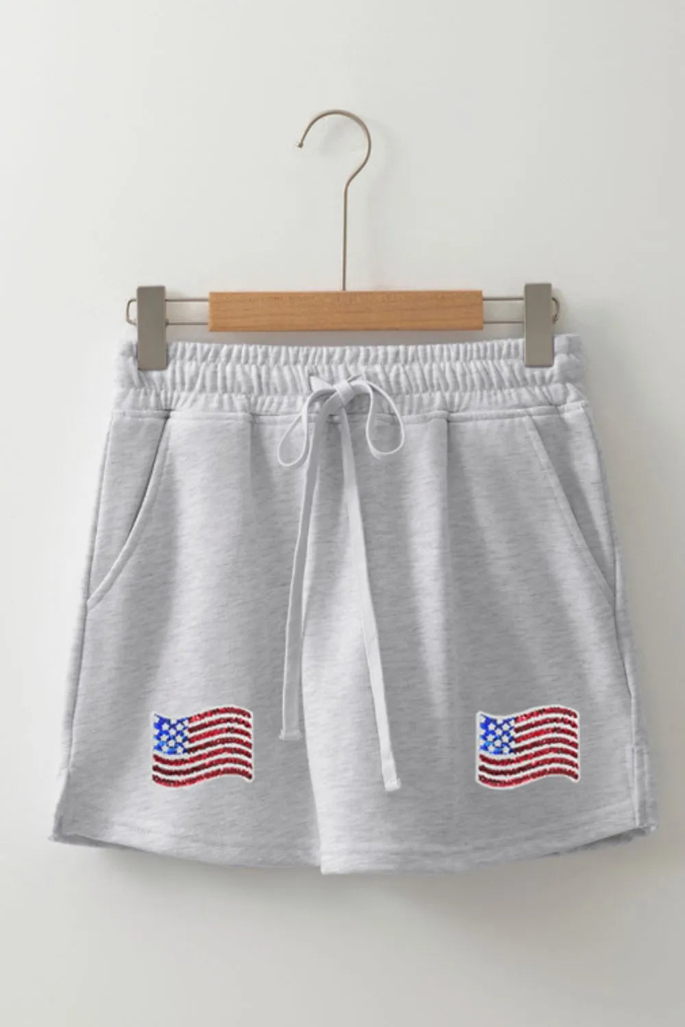 American Flag Embroidered Drawstring Casual Skirt - Premium Skirts from Trendsi - Just $48.99! Shop now at Handbags Specialist Headquarter