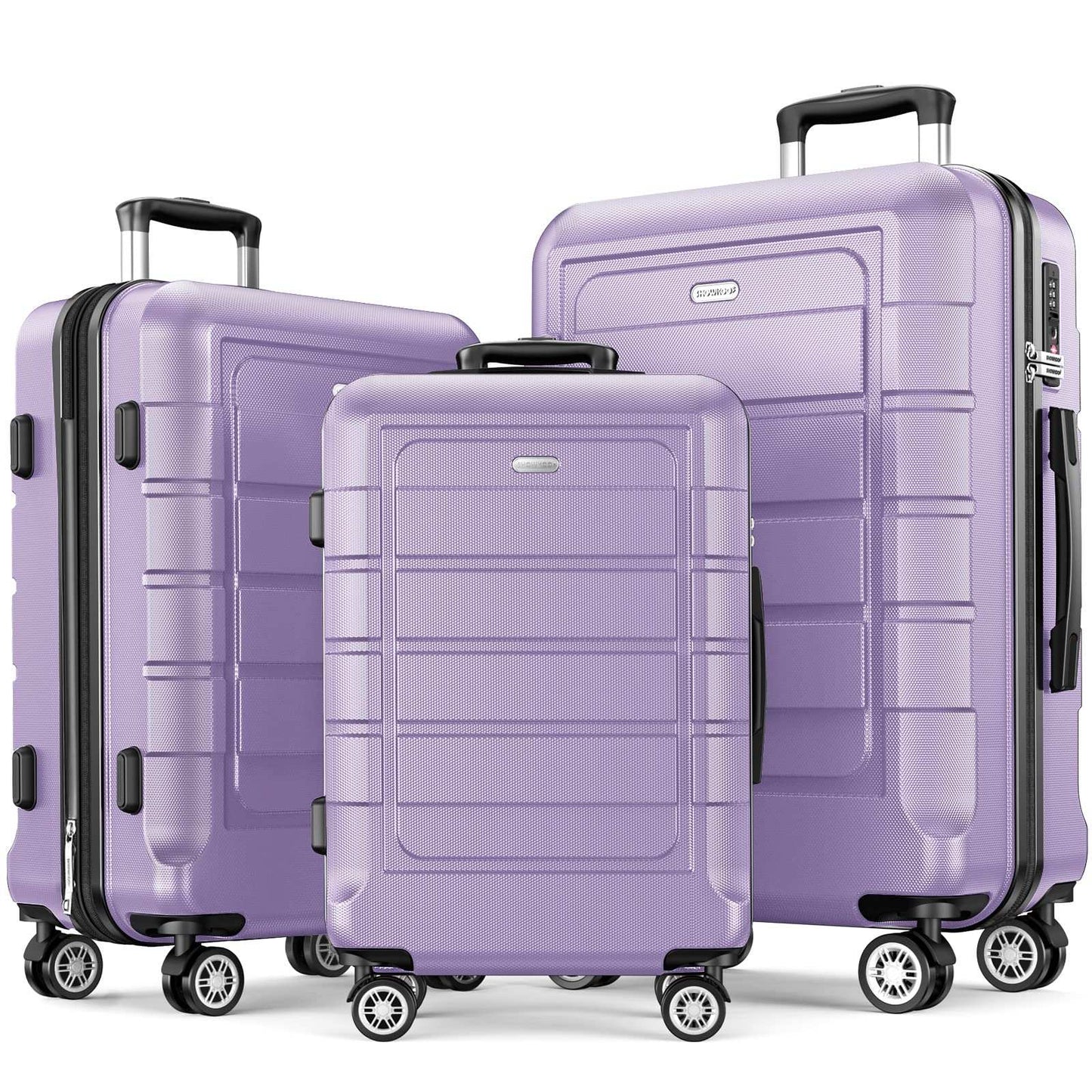 Expandable ShowKoo Suitcase - Durable & TSA Lock