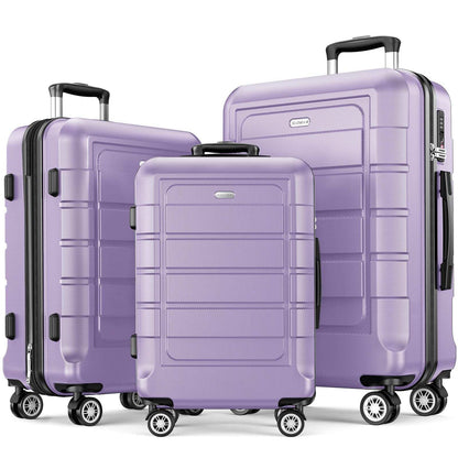 Expandable ShowKoo Suitcase - Durable & TSA Lock