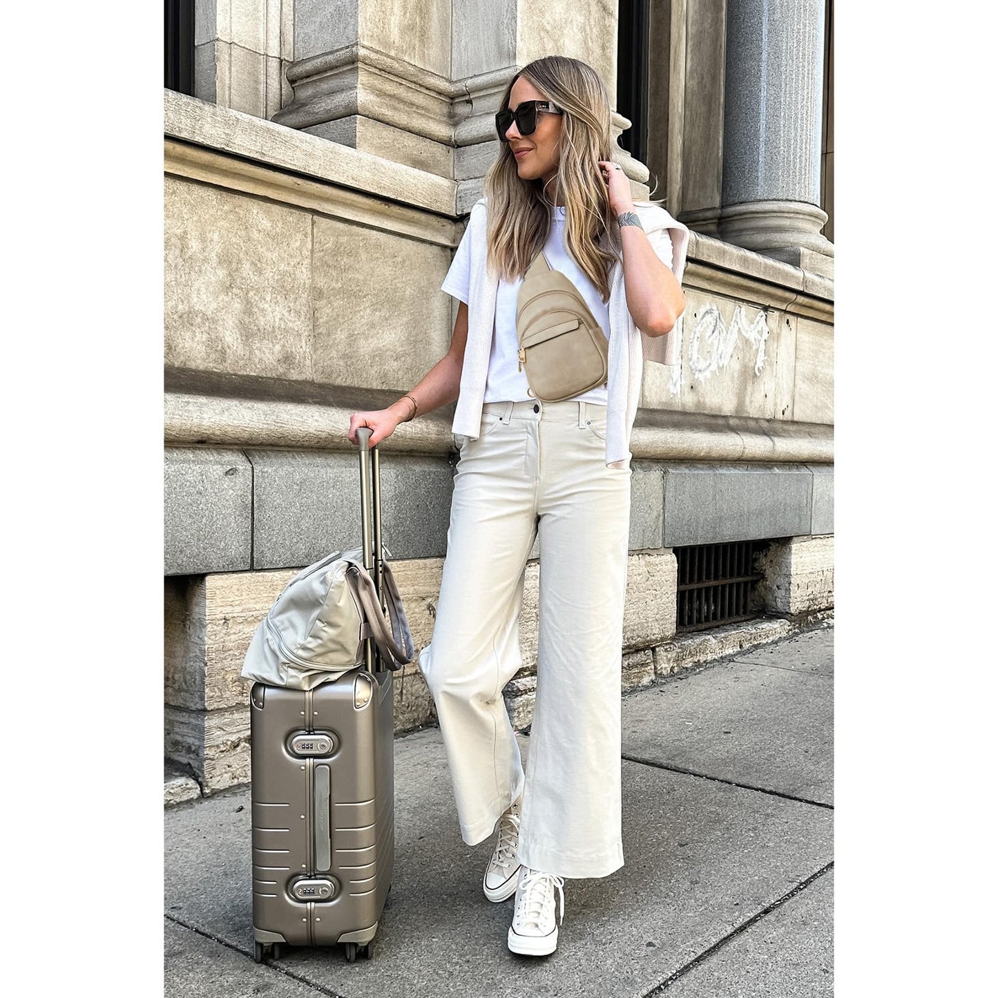 BOSTANTEN Chic Leather Crossbody Sling Bag