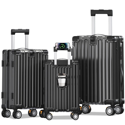 JetGlide 3pc Spinner: Expandable Hardshell Luggage