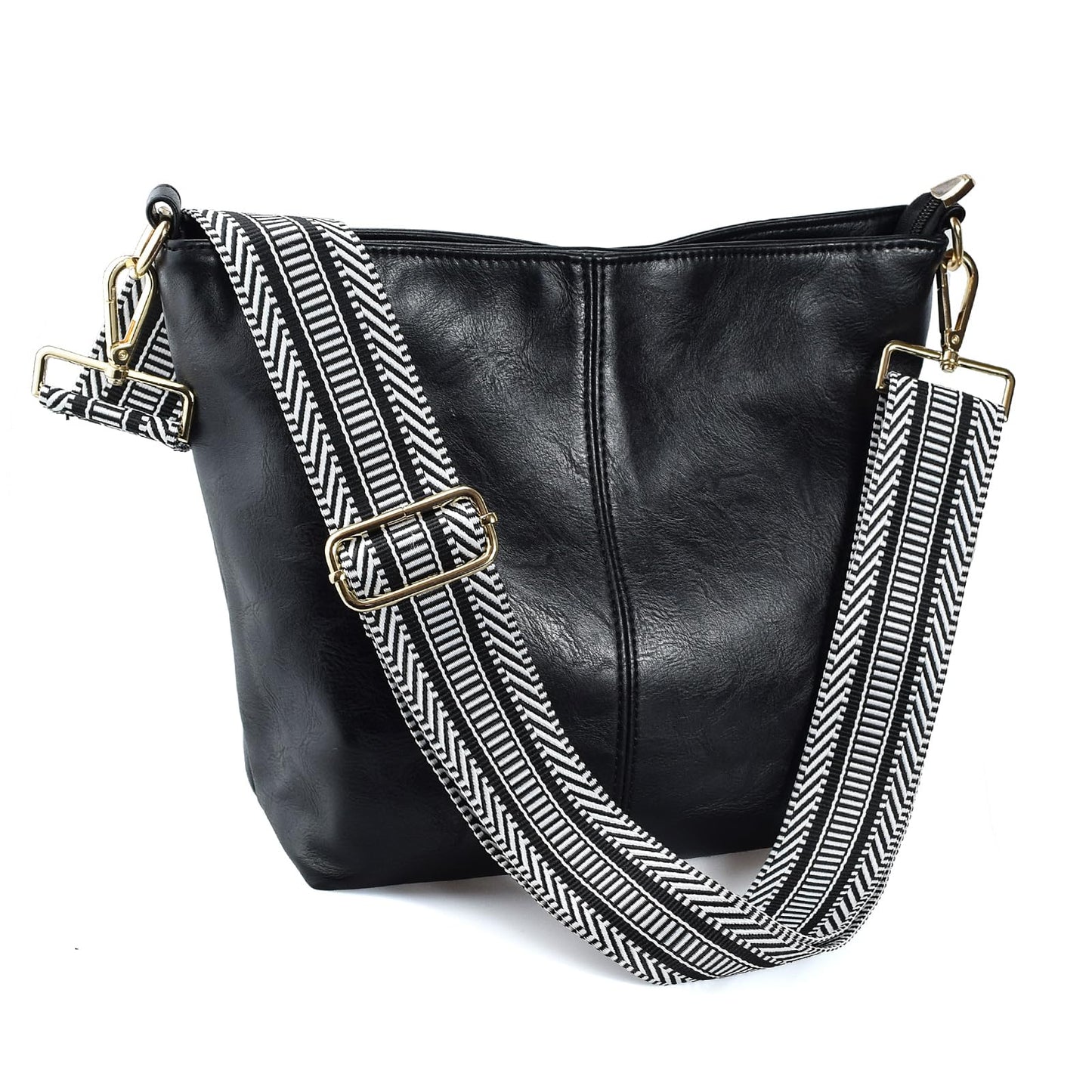 ChicHobo Vegan Leather Crossbody Bag with Strap