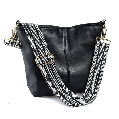 ChicHobo Vegan Leather Crossbody Bag with Strap