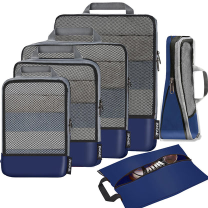 BAGAIL Expandable Travel Compression Cubes Set