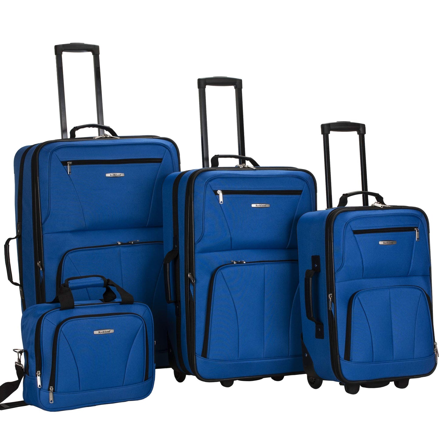 Charcoal Rockland Journey Expandable Luggage Set
