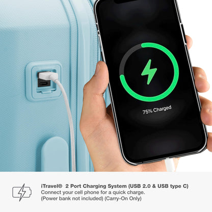 Traveler's Choice Indestructible 22 Spinner Carry-on