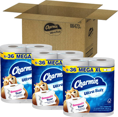 Charmin Cloud Soft: 6 Mega = 24 Regular Rolls
