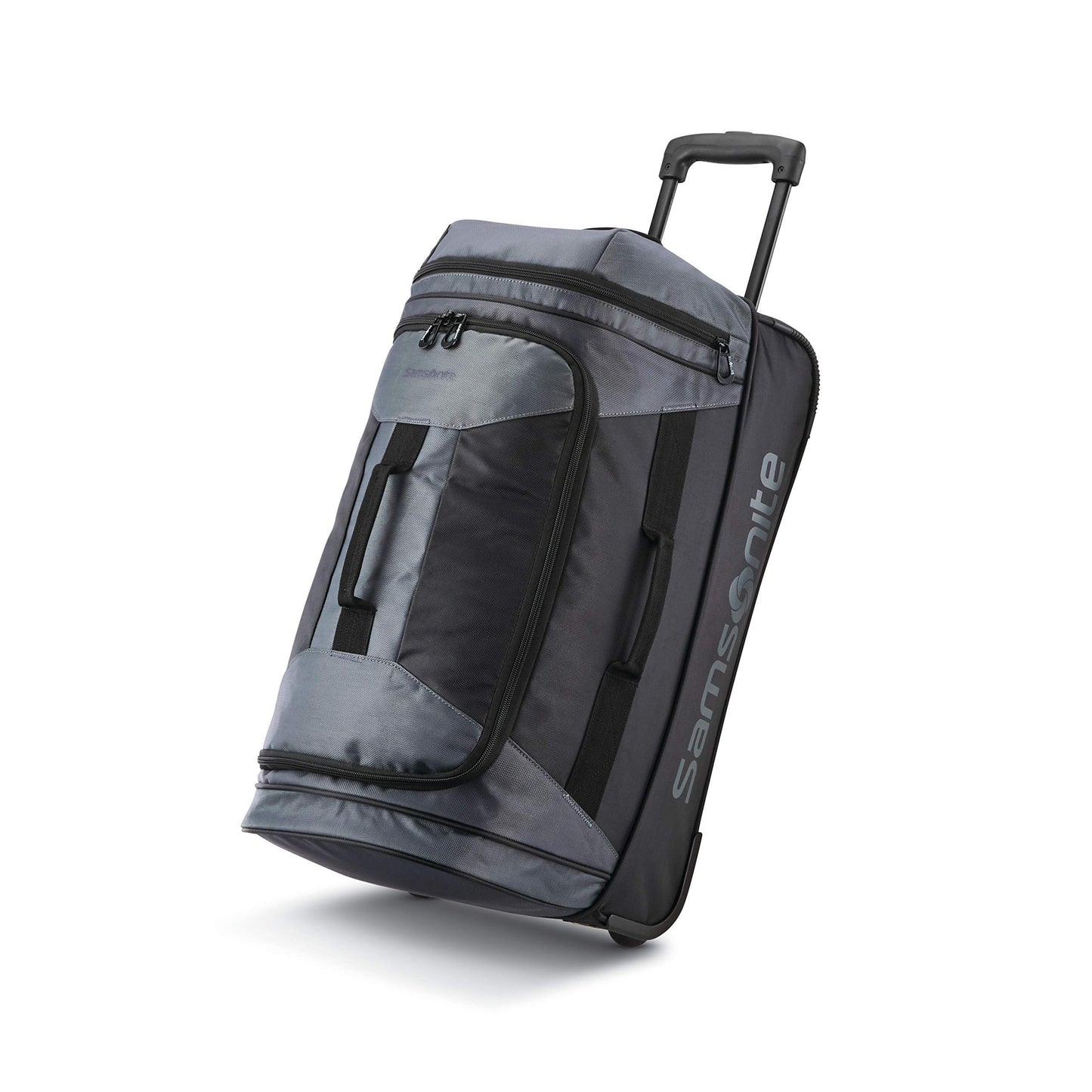 Andante 2 Rolling Duffel - 22 Sleek Black Travel Bag