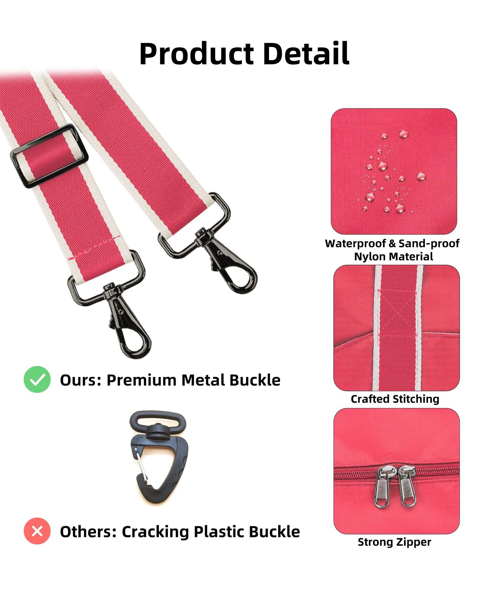 WALNEW Foldable Waterproof Travel Duffel Bag