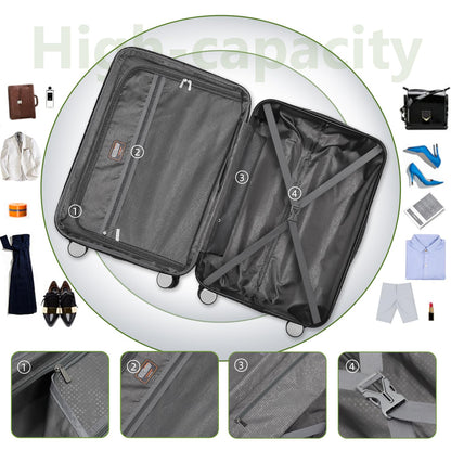LAVENDER 6pc Hardside Spinner Luggage