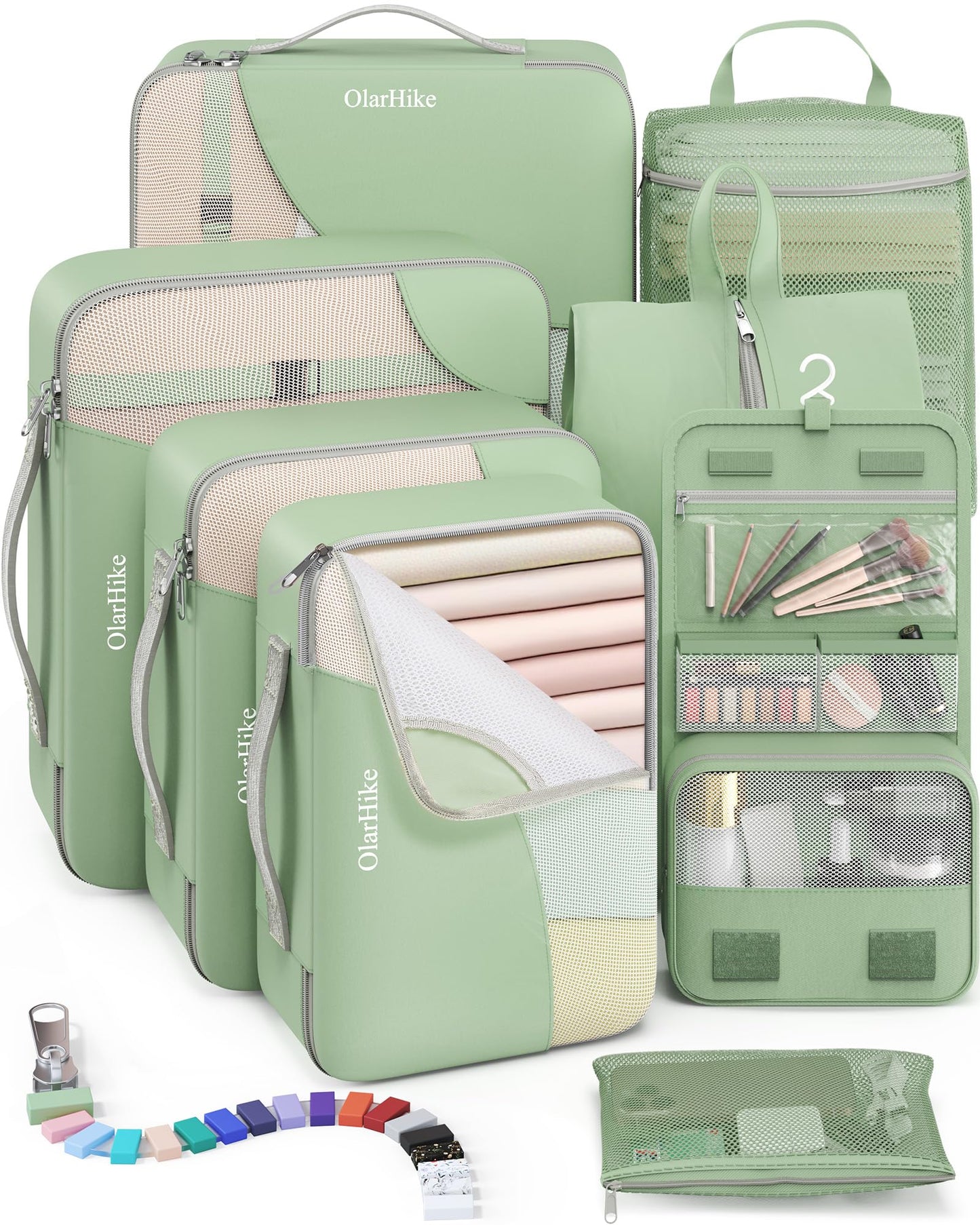 OlarHike Travel Cube Set - Cream Organizer & Gifts
