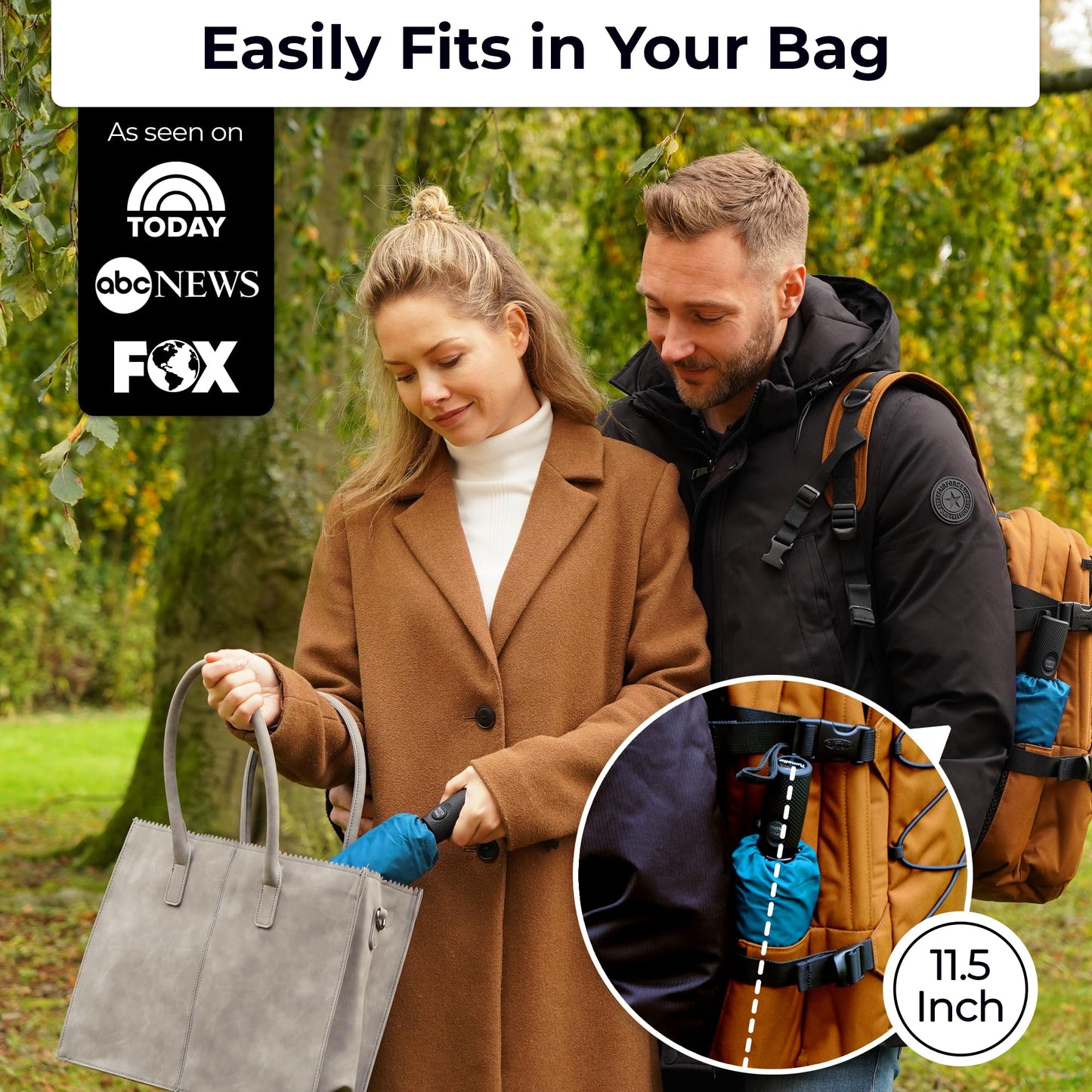 TUMELLA Elite Windproof Travel Umbrella