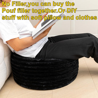 VersaPouf: Unstuffed Ottoman & Foot Rest Cover