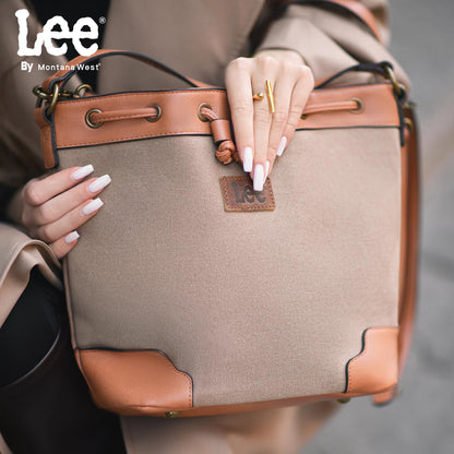 Montana West Lee Drawstring Hobo Bucket Bag