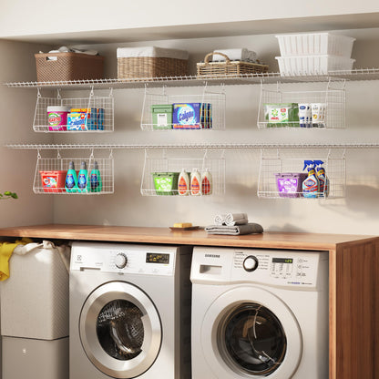 3-Tier Rotating Laundry Basket Organizer