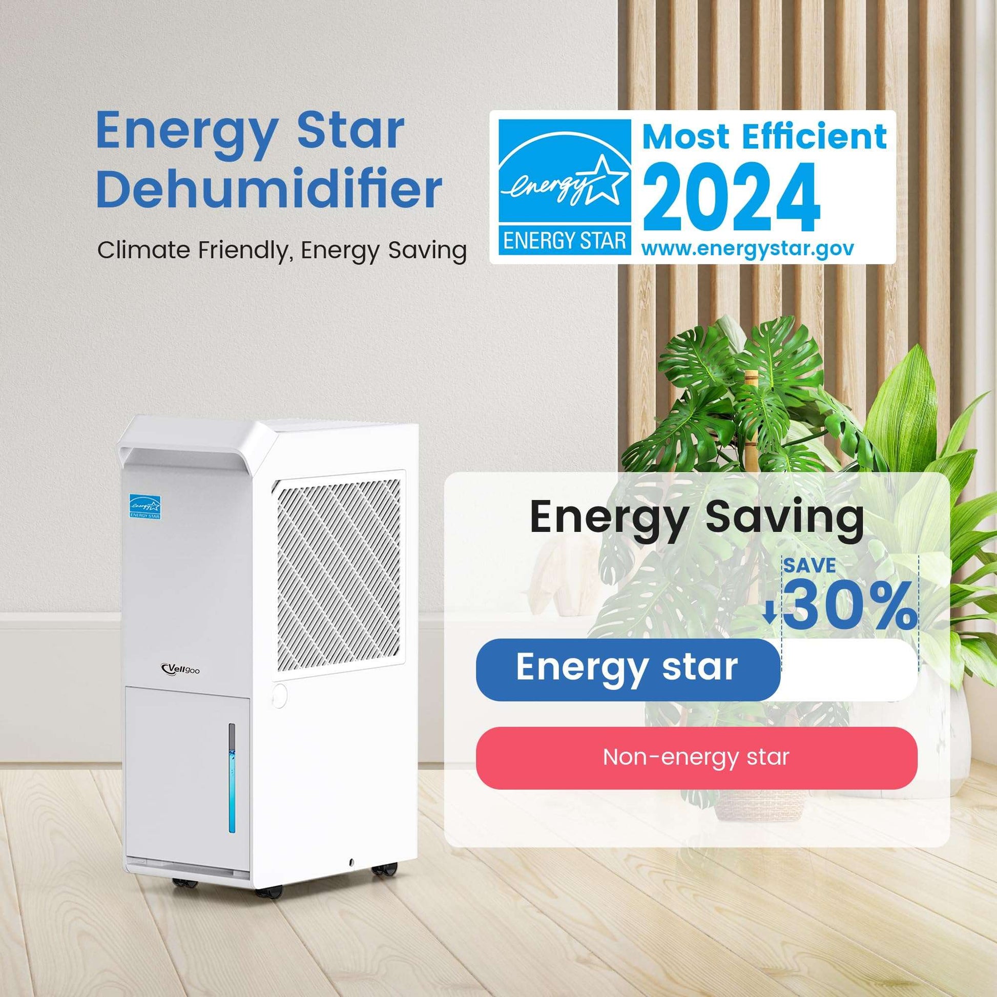Vellgoo Energy Star Dehumidifier