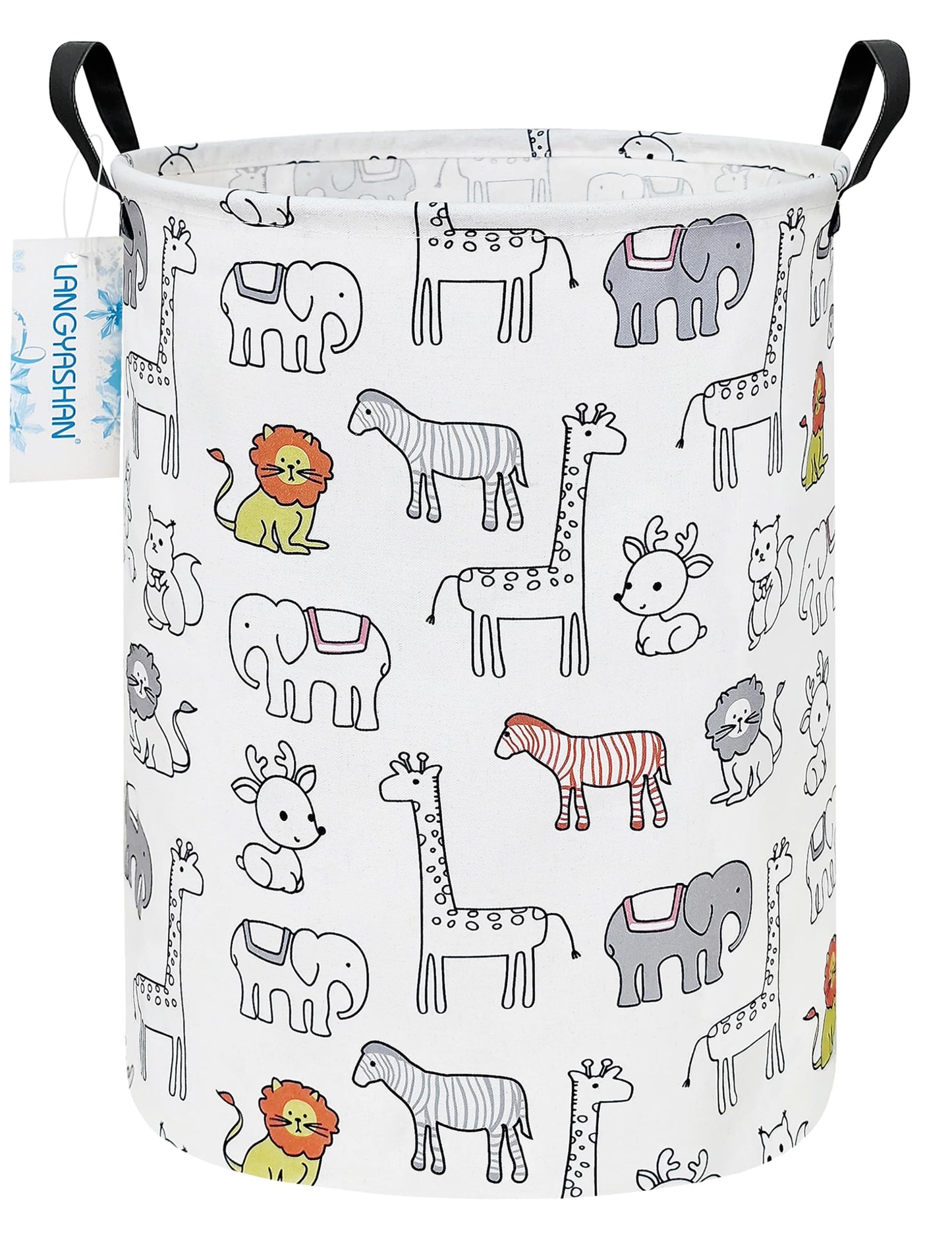 Collapsible Canvas Hamper by LANGYASHAN