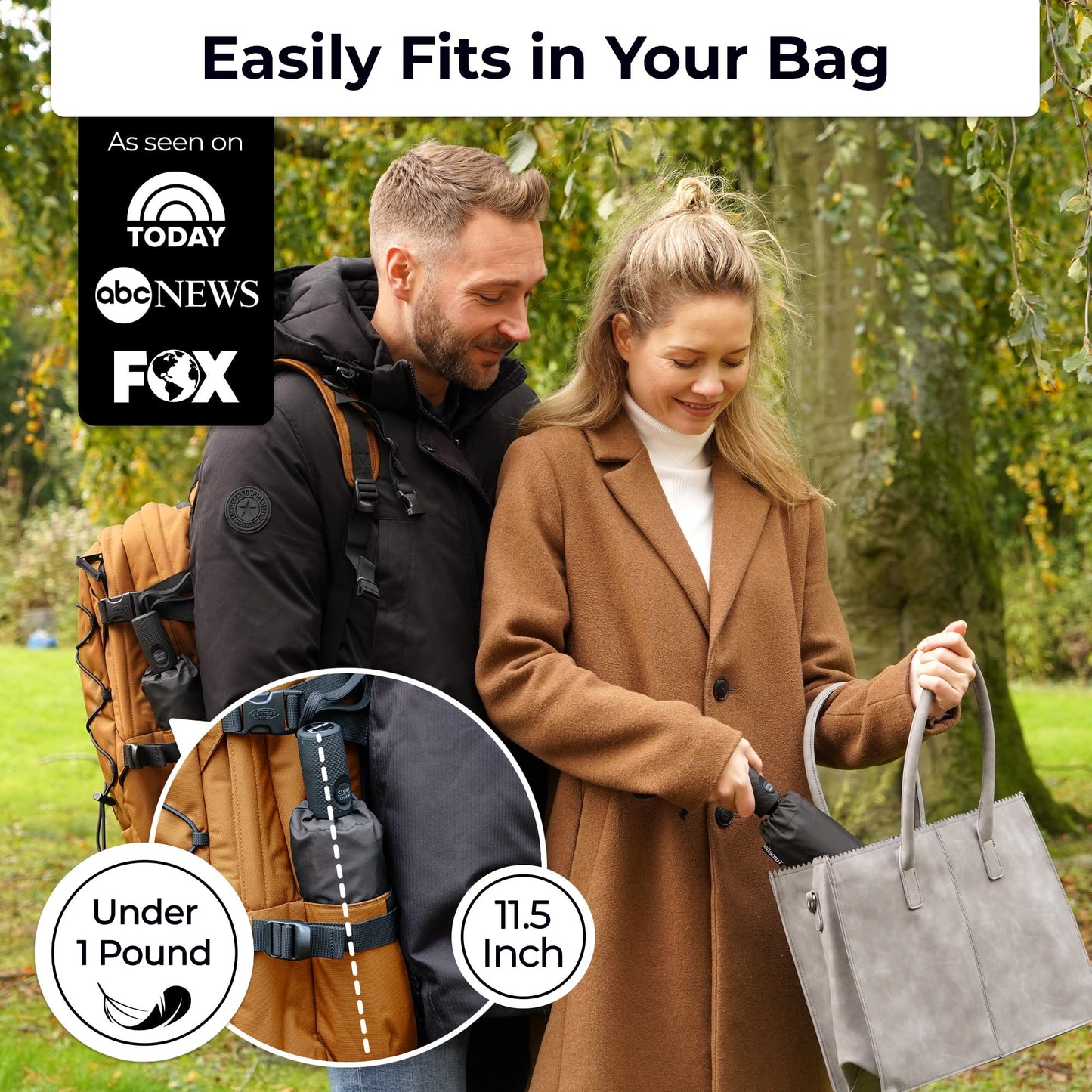 TUMELLA Elite Windproof Travel Umbrella