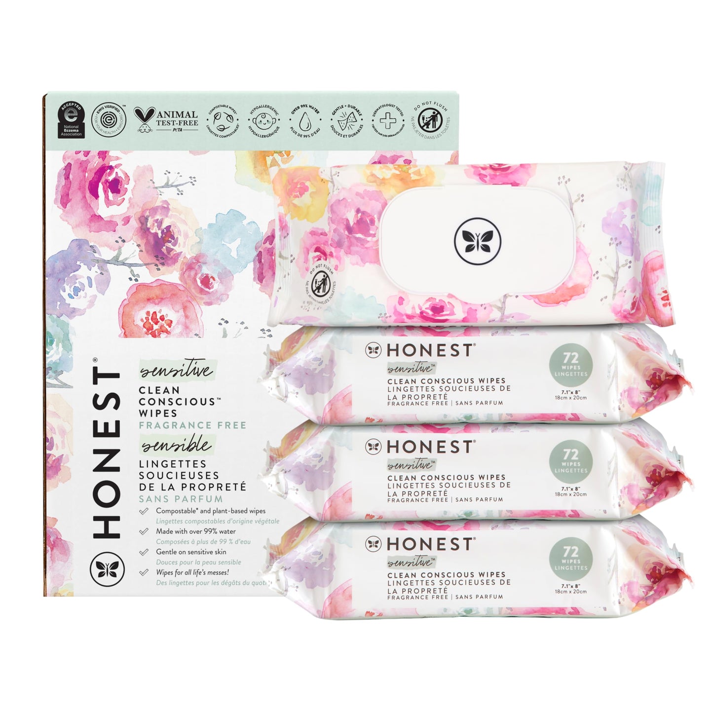 EcoGentle Multi-Use Wipes for Sensitive Skin
