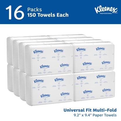 Kleenex Pro MultiFold Towels - Absorbency, 1200 Sheets