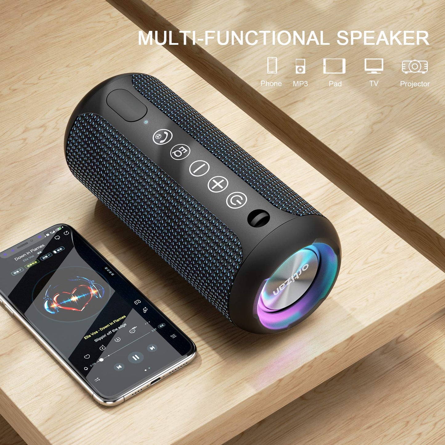 Ortizan AquaBass: IPX7 Bluetooth Speaker & Gift Pick
