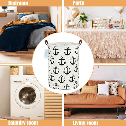 Collapsible Canvas Hamper by LANGYASHAN