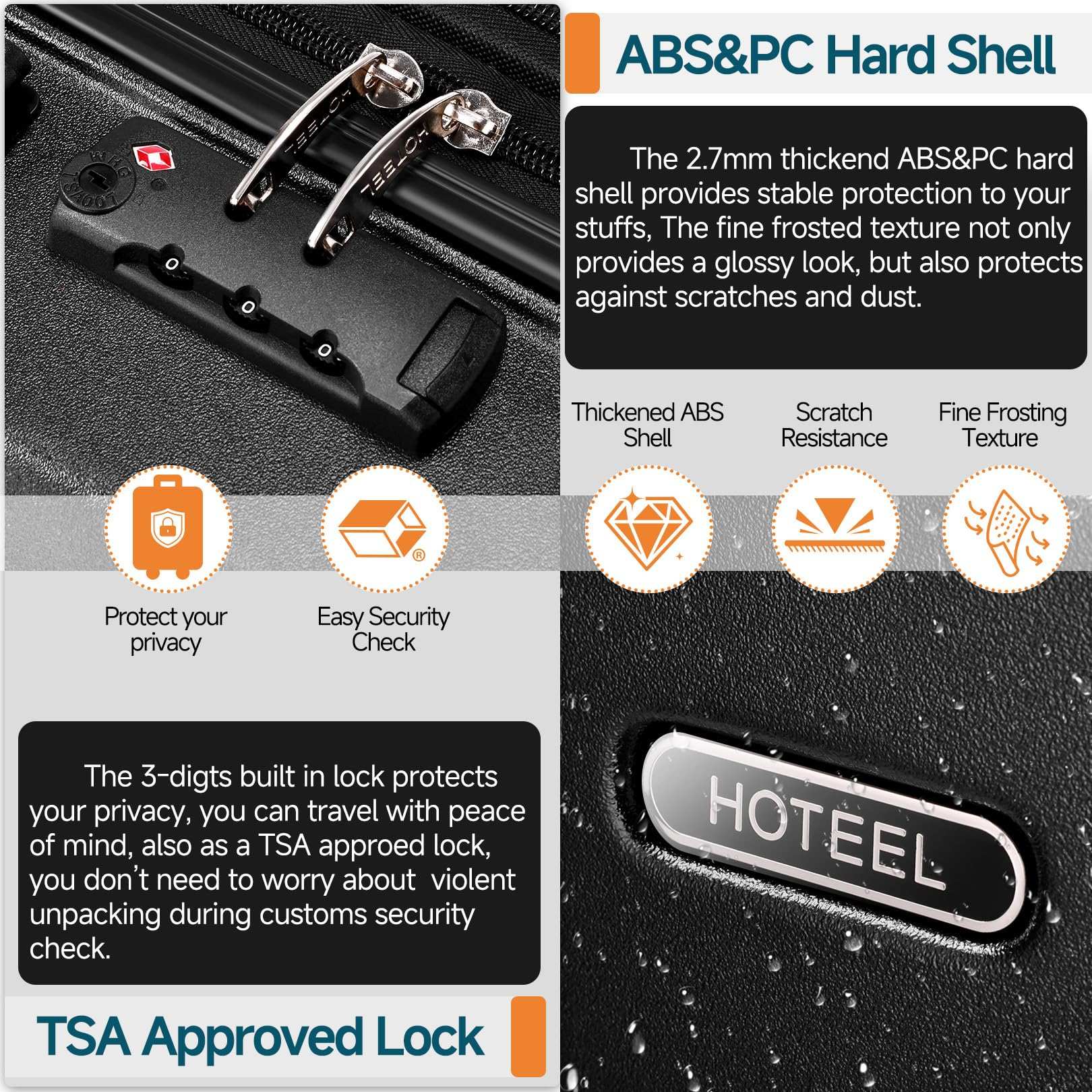 Hoteel 3-Piece Luggage Set