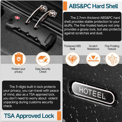 Hoteel 3-Piece Luggage Set