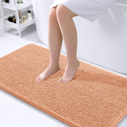 OLANLY Luxe Chenille Bath Mat - Quick Dry & Soft