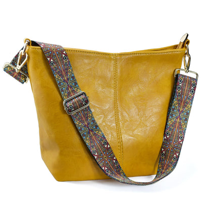 ChicHobo Vegan Leather Crossbody Bag with Strap