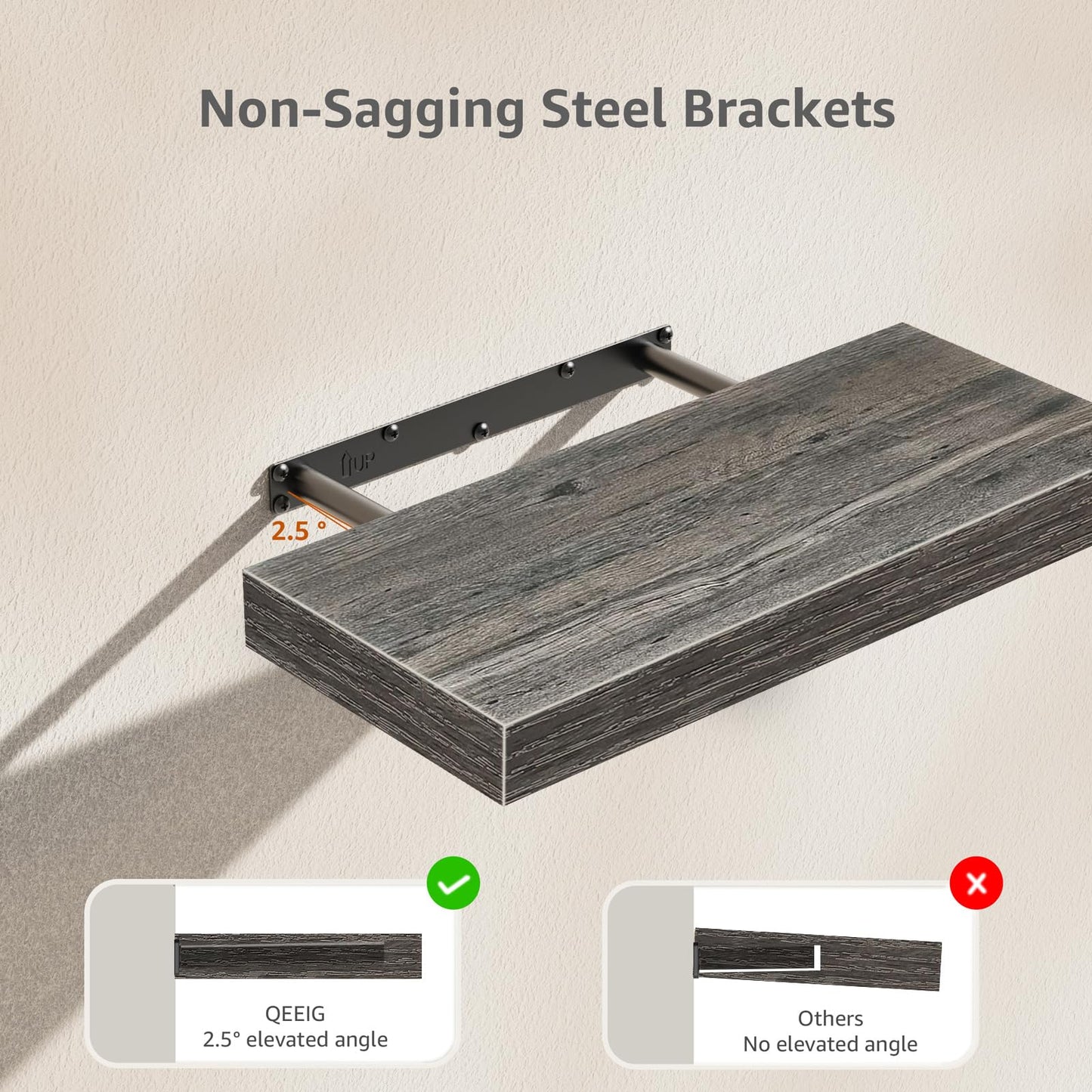 Rustic Farmhouse Shelves (008-40BN)