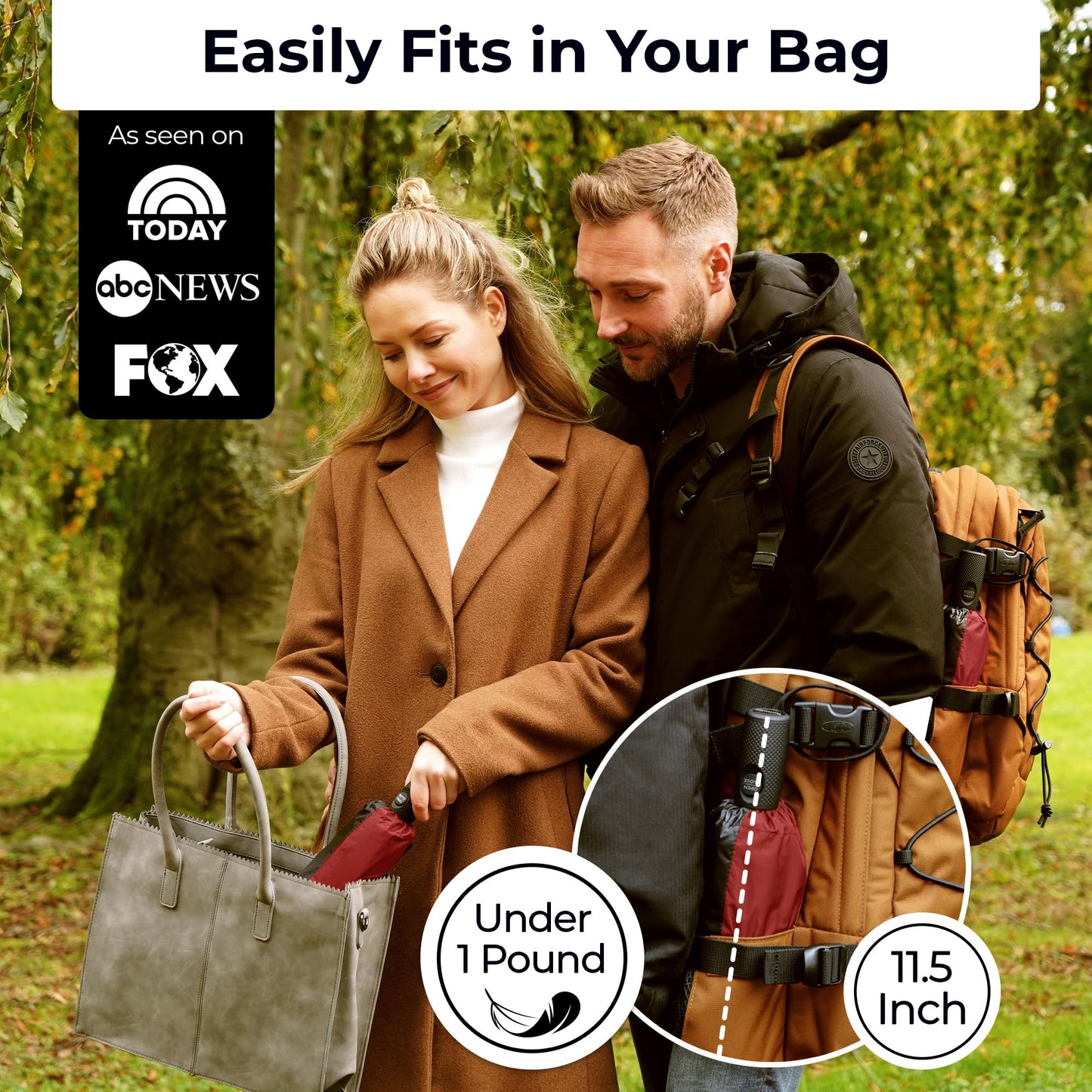 TUMELLA Elite Windproof Travel Umbrella