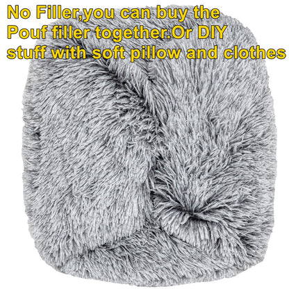 VersaPouf: Unstuffed Ottoman & Foot Rest Cover