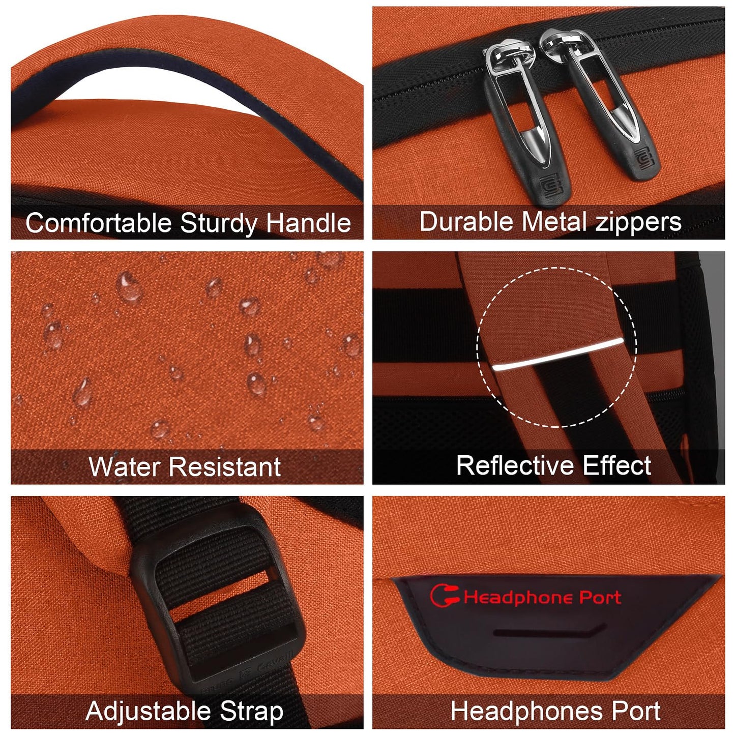 SecureSlim Laptop Backpack with USB & Water Resistance