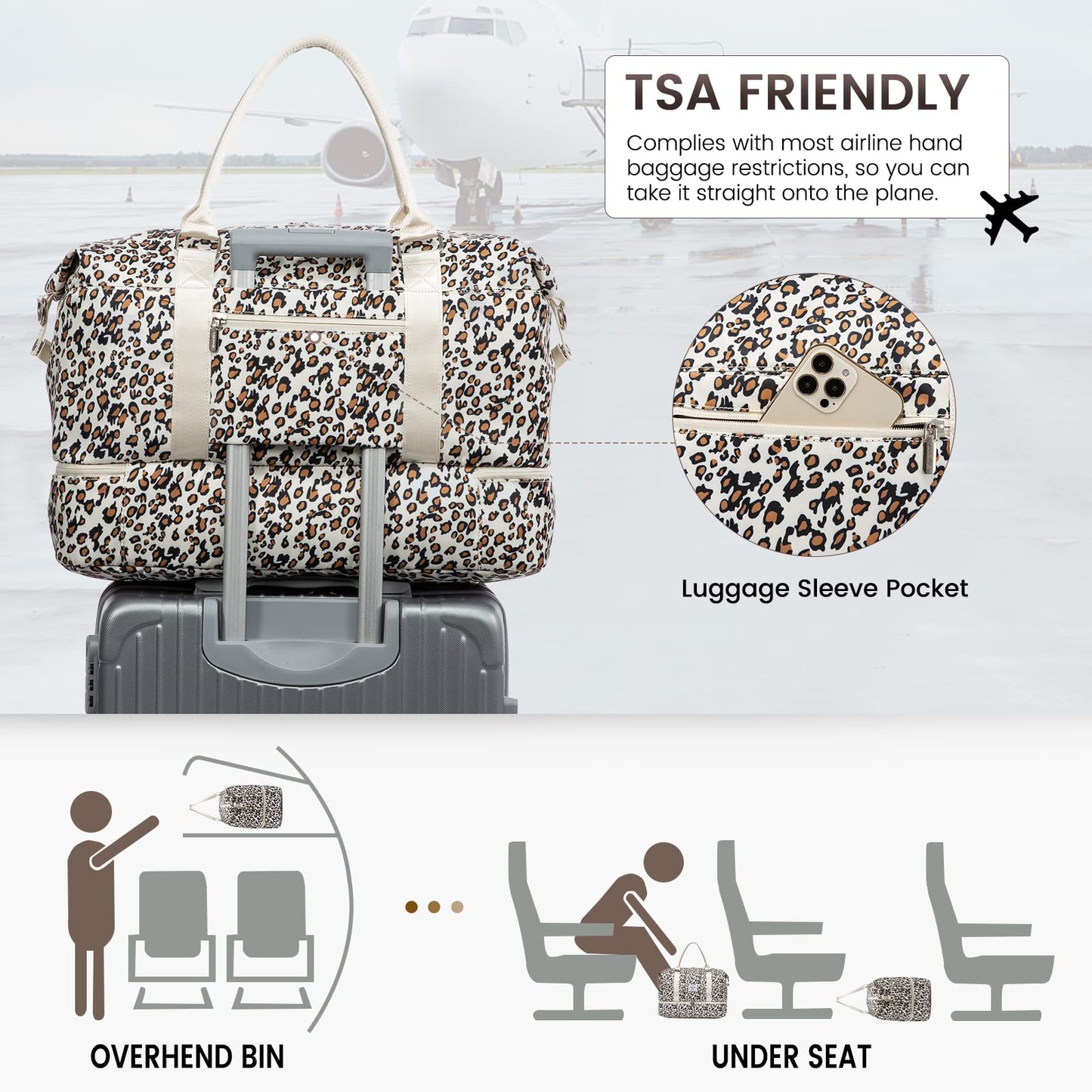 LOVEVOOK All-in-One Duffle: Travel & Gym Ready