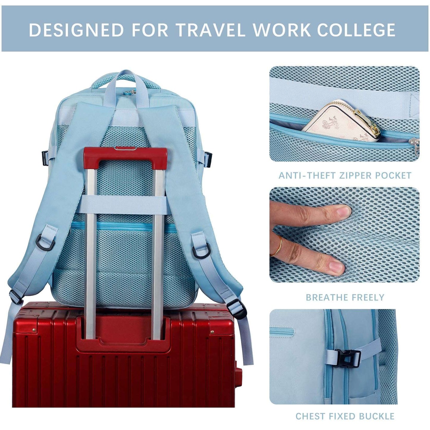 SHRRADOO Travel Backpack