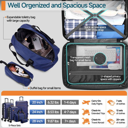 Hoteel 3-Piece Luggage Set
