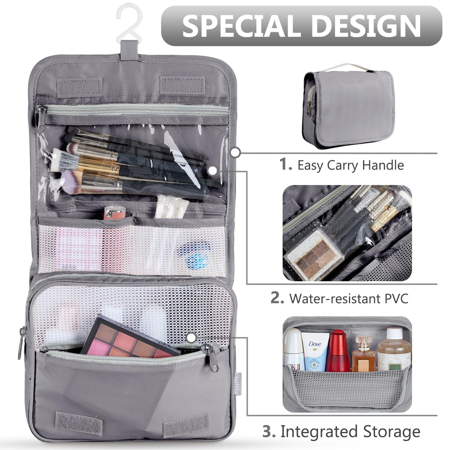 OlarHike Travel Cube Set - Cream Organizer & Gifts