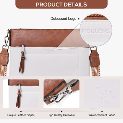 Chic Leather Crossbody with Card Slots for Women