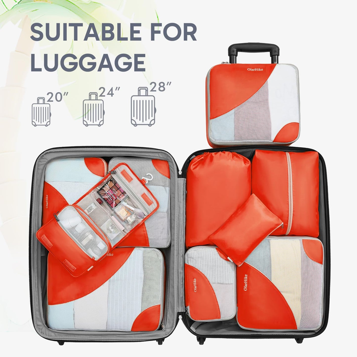 OlarHike Travel Cube Set - Cream Organizer & Gifts