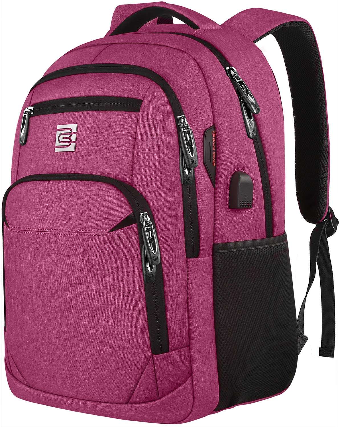 SecureSlim Laptop Backpack with USB & Water Resistance